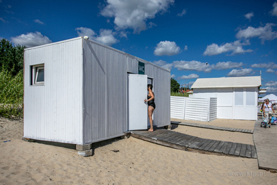 Wejscie na plażę nr 32A i 33  w Sopocie.
01.08.2022
fot....