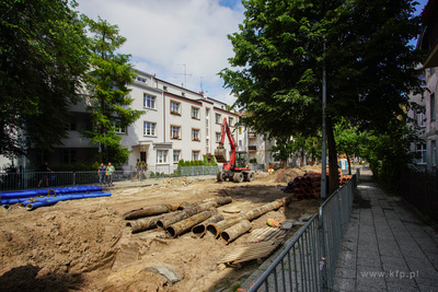 Sopot, Remont ulicy 3 maja w Sopocie. 29.06.2022 /...