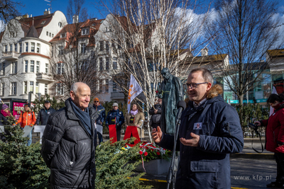 Sopot. 101 rocznica urodzin Władysława Bartoszewskiego....