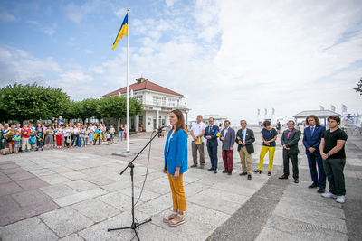 Dzień Niepodległości Ukrainy na sopockim molo. 
24.08.2022
fot....
