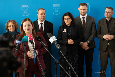 Sopot. Konferencja prasowa samorządowców zrzeszonych...