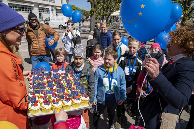 Sopot. Skwer Kuracyjny. Weekend Europejski. Tort w...