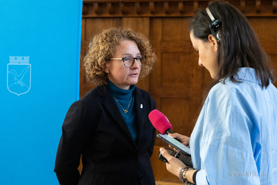 Sopot. Konferencja prasowa samorządowców zrzeszonych...