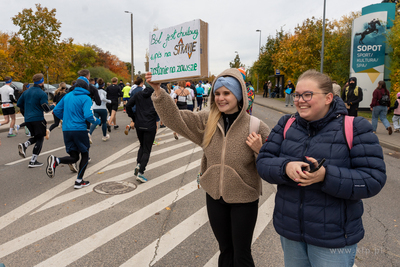 PKO Sopot Półmaraton. Kibice. 25.10.2026 fot. Paweł...