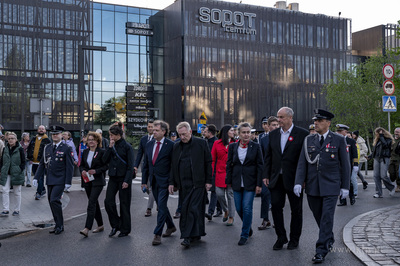Uroczystości pod pomnikiem Martyrologii Polskich Mieszkańców...