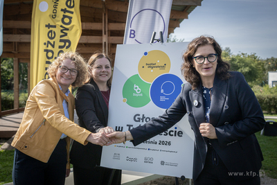 Wspólna konferencja prasowa prezydentek Gdańska,...