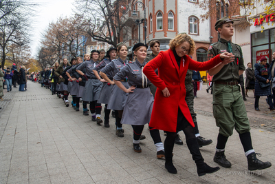 Sopot. Święto Niepodległości. Parada rowerzystów,...