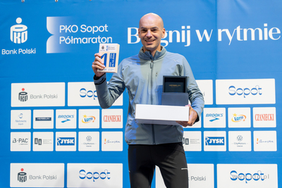 PKO Sopot Półmaraton. Dekoracja zwycięzców. 25.10.2026...