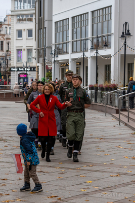 Sopot. Święto Niepodległości. Parada rowerzystów,...