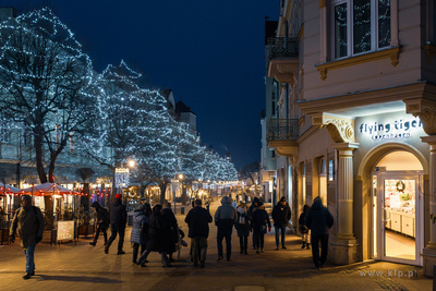 Sopot. Iluminacje świąteczne. 08.12.2023 / fot. Anna...