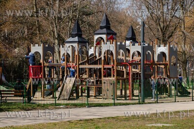 Wiosenny Sopot.  Park Sopot Dolny. 20.04.2022 / fot....