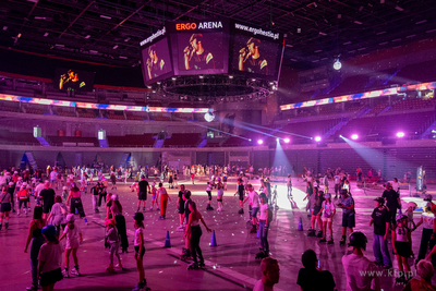 Sopot/Gdańsk Ergo Arena. Rolkowisko w Ergoarenie....