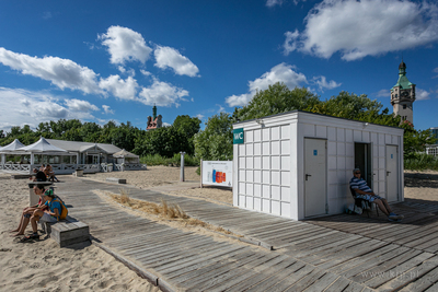 Wejscie na plażę nr 23  w Sopocie.
01.08.2022
fot....