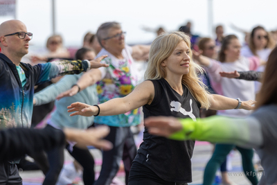 Sopot. Dni Kurortu 2025. Nz. Joga na molo. 31.05.2025...