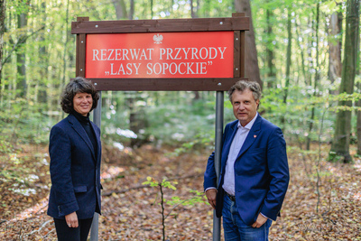 Sopot.  Wielka Gwiazda,  Lasy Sopockie.  Uroczyste...