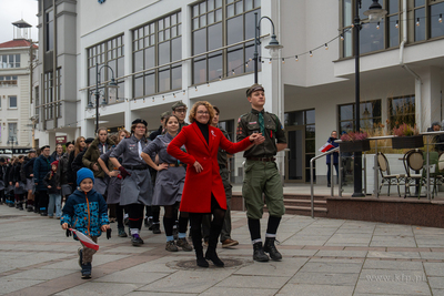 Sopot. Święto Niepodległości. Parada rowerzystów,...