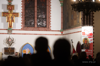 Sopot. Świeto Niepodległości. Msza w kościele św....