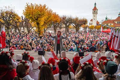 Sopot. Święto Niepodległości. Parada rowerzystów,...