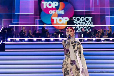 Opera Leśna. Top of the Top Sopot Festival. Nz. Margaret....
