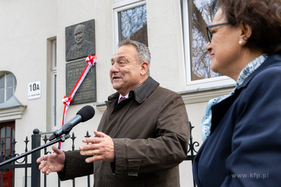 Sopot, ul. Goyki 10a. Uroczyste odsłonięcie tablicy...