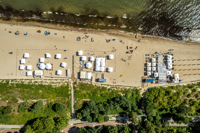 Wejscie na plażę nr 32A i 33  w Sopocie.
01.08.2022
fot....