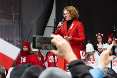 Sopot. Święto Niepodległości. Parada rowerzystów,...