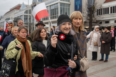 Sopot. Święto Niepodległości. Parada rowerzystów,...