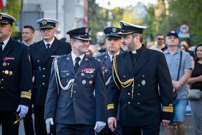 Złożenie kwiatów pod pomnikiem Martyrologii Polskich...
