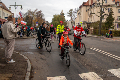 Sopot. Święto Niepodległości. Parada rowerzystów,...