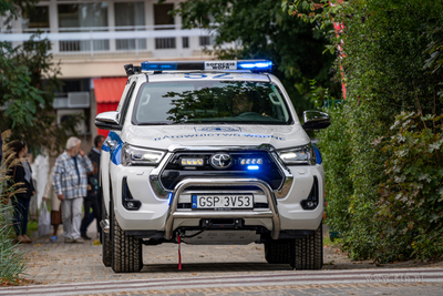 WOPR Sopot. Specjalistyczny samochód Toyota Hilux...