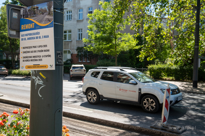 Remont nawierzchni alei Niepodległości w Sopocie....