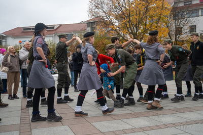 Sopot. Święto Niepodległości. Parada rowerzystów,...