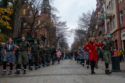 Sopot. Święto Niepodległości. Parada rowerzystów,...