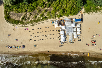 Wejscie na plażę nr 32A i 33  w Sopocie.
01.08.2022
fot....