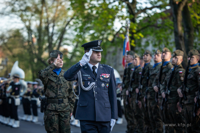 Złożenie kwiatów pod pomnikiem Martyrologii Polskich...