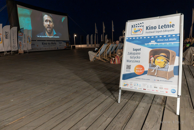 Kino Letnie na Molo w Sopocie w ramach Festiwalu Sopot...