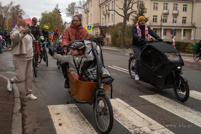 Sopot. Święto Niepodległości. Parada rowerzystów,...