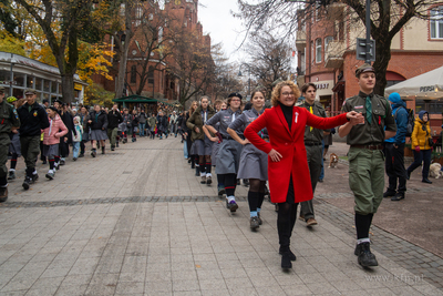 Sopot. Święto Niepodległości. Parada rowerzystów,...