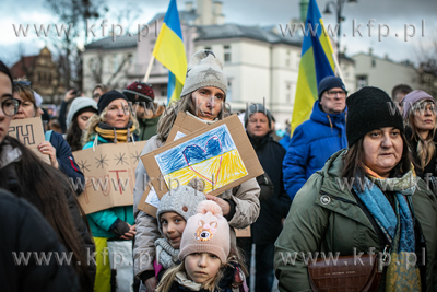 Sopot. Solidarnie z Ukrainą. Wiec poparcia dla narodu...