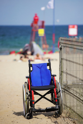 Sopot, plaża. 25.07.2022 / fot. Anna Rezulak / KFP