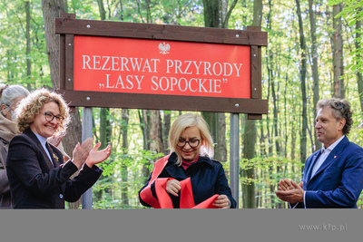 Sopot.  Wielka Gwiazda,  Lasy Sopockie.  Uroczyste...