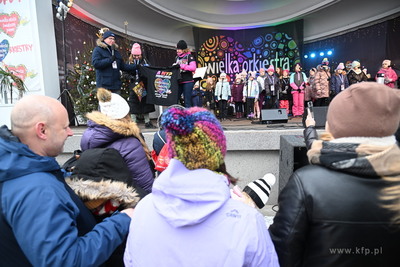 34 Finał WOŚP w Sopocie. Sopot. Nz Magdalena Czarzyńska-Jachim...