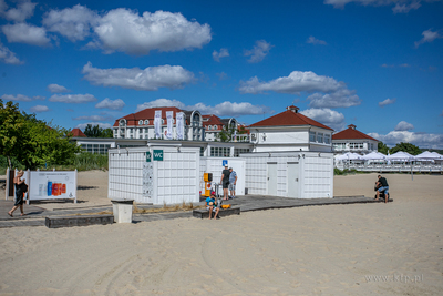 Wejscie na plażę nr 23  w Sopocie.
01.08.2022
fot....