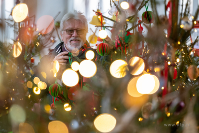 Sopot. Zapalenie światełek na ustrojonych przez dzieci...