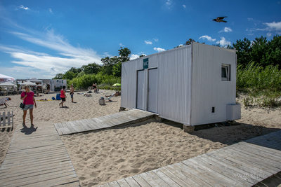 Wejscie na plażę nr 32A i 33  w Sopocie.
01.08.2022
fot....