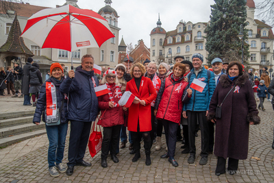 Sopot. Święto Niepodległości. Parada rowerzystów,...