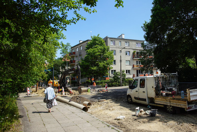 Sopot, Remont ulicy 3 maja w Sopocie. 29.06.2022 /...