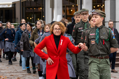 Sopot. Święto Niepodległości. Parada rowerzystów,...