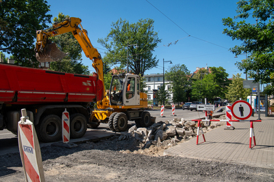 Remont nawierzchni alei Niepodległości w Sopocie....