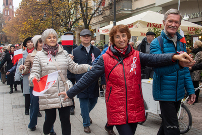 Sopot. Święto Niepodległości. Parada rowerzystów,...